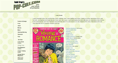 Desktop Screenshot of comics.pop-cult.com