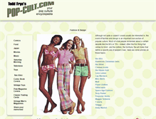 Tablet Screenshot of fashion-design.pop-cult.com